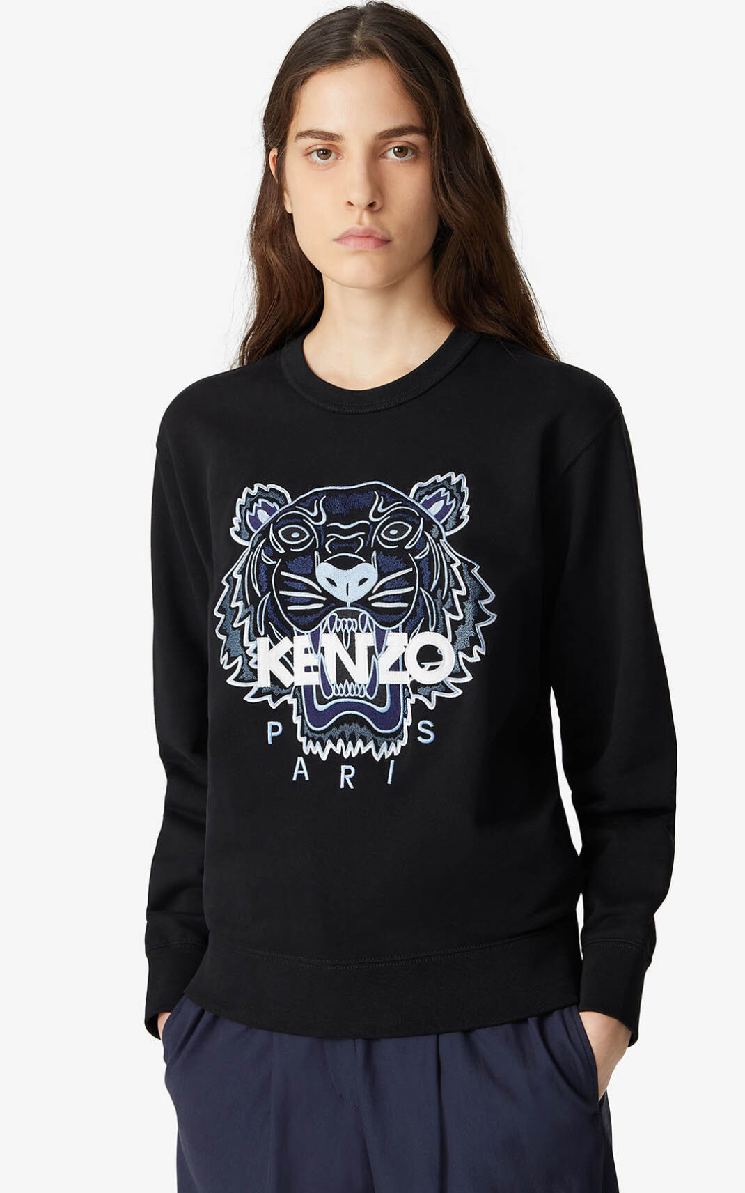 Sweat Kenzo Femme Tiger Noir GODBA-9345